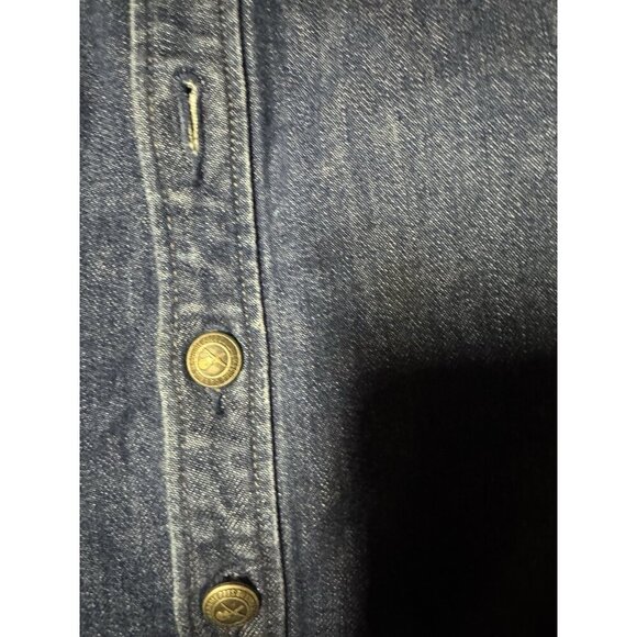 A.P.C. APC Raw Indigo Japanese Denim Standard Skirt Sz 34 READ - Picture 3 of 9